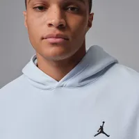 Nike Jordan Brooklyn Fleece мужские оверсайз Pullover Толстовка с капюшоном синий