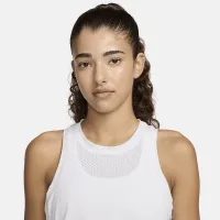 Nike One Classic Breathe женская Dri-FIT Cropped Tank Top цвет белый