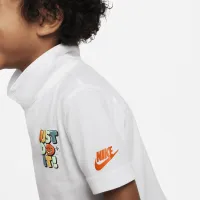 Nike Sportswear Create Your Own Adventure Toddler Polo and шорти комплект Orange