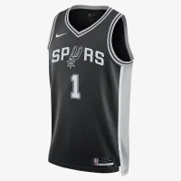 San Antonio Spurs Icon Edition 2022/23 мужские Nike Dri-FIT NBA Swingman Jersey цвет черный