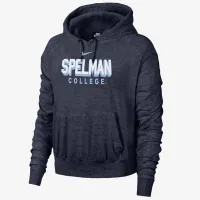 Spelman Gym Vintage женская Nike College Толстовка с капюшоном синий