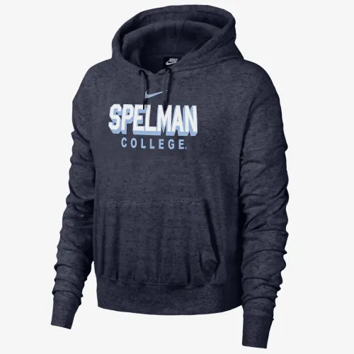 Spelman Gym Vintage женская Nike College Толстовка с капюшоном синий