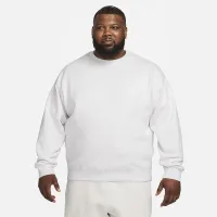 Nike Solo Swoosh чоловічі Fleece Crew колір коричневий