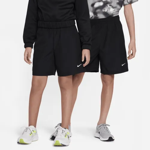 Nike Multi Big детские (для мальчиков) Dri-FIT тренировочные шорты цвет черный