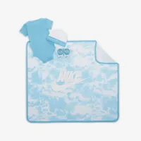 Nike Wash Pack 4-Piece Blanket Box комплект Baby Blanket комплект блакитний