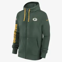 цвет зеленый Bay Packers Sideline Team Issue Club мужские Nike NFL Pullover Толстовка с капюшоном цвет зеленый