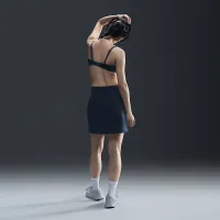 Nike Sportswear Phoenix Fleece женская Slim Mini юбка синий