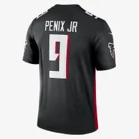 Michael Penix Jr. Atlanta Falcons мужские Nike Dri-FIT NFL Legend Jersey цвет черный