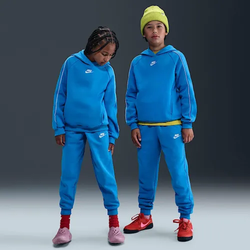 Nike Sportswear Club Fleece Big детские Hooded Tracksuit синий