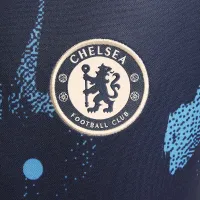 Chelsea FC Academy Pro Big детские Nike Dri-FIT Soccer Short-Sleeve Pre-Match Top синий