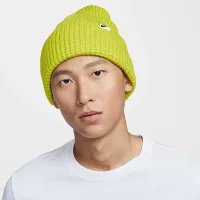 Nike Peak Waffle Knit Beanie колір зелений