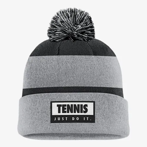 Nike Swoosh Peak Tennis Beanie цвет серый