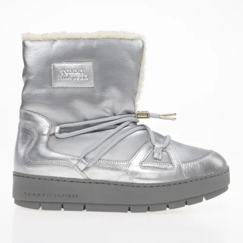 Кросівки Tommy Hilfiger Tommy Essential Silver Boots FW0FW07506-0IM - Срібні