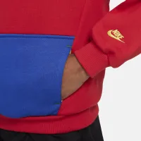Nike Sportswear Club Fleece Big детские Pullover Толстовка с капюшоном цвет красный