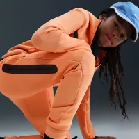 Nike Sportswear Tech Fleece Big детские Joggers Orange