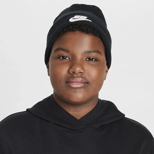 Nike Peak Big дитячі Beanie колір чорний