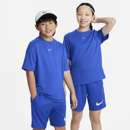 Nike Multi Big дитячі (для хлопчиків) Dri-FIT тренувальні Top блакитний