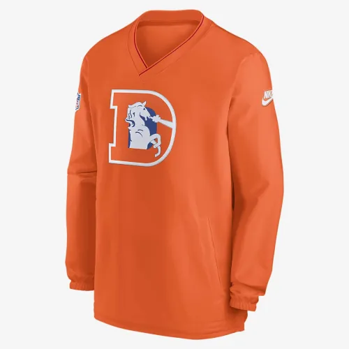 Denver Broncos Logo мужские Nike NFL Long-Sleeve Ветровка Orange