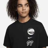 Nike чоловічі Max90 баскетбольні футболка колір чорний