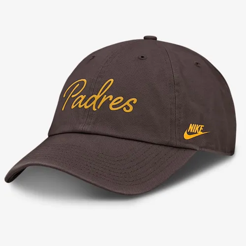 San Diego PaКостюм Cooperstown Script женская Nike MLB Adjustable Hat цвет коричневый