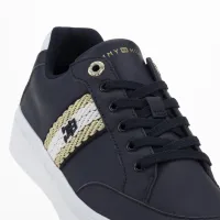 Кроссовки Tommy Hilfiger Court Sneaker With Webbing FW0FW07106-DW6 - Cиний
