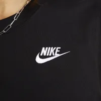 Nike Sportswear Club жіноча Sleeveless Cropped Top колір чорний