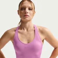 Nike Pro Seamless женская Dri-FIT Cropped Tank Top цвет фиолетовый