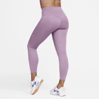 Nike Go женская Firm-Support С высокой Талией 7/8 лосины с карманамицвет фиолетовый