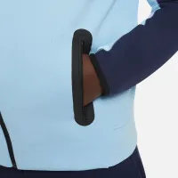 Nike Sportswear Tech Fleece Big детские (для мальчиков) Full-Zip Толстовка с капюшоном (Extended Size) синий