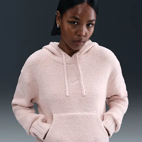 Nike Sportswear Phoenix Cozy Букле жіноча Loose Knit Толстовка з капюшоном Pink