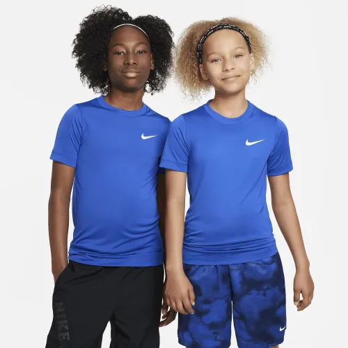 Nike Dri-FIT Legend Big дитячі тренувальні футболка блакитний