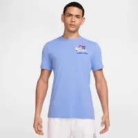 NikeCourt чоловічі Dri-FIT Tennis футболка блакитний