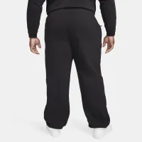 Nike Solo Swoosh мужские Open-Hem Fleece Pants цвет черный