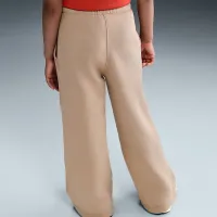 Nike Sportswear Club Fleece Girls' Wide-Leg Pants цвет коричневый