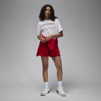 Nike Jordan Flight Heritage женская Graphic футболка цвет белый