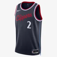 Kawhi Leonard LA Clippers 2024/25 Swingman Icon Edition мужские Nike Dri-FIT NBA Jersey синий