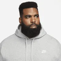 Nike Sportswear Club Fleece Pullover Толстовка з капюшоном колір сірий