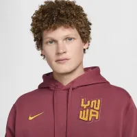 Liverpool FC Club мужские Nike Soccer Pullover Толстовка с капюшоном цвет красный