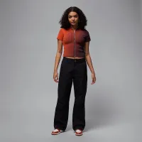 Nike Air Jordan женская Full-Zip Knit Top цвет фиолетовый