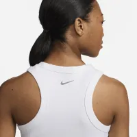 Nike One Fitted жіноча Dri-FIT Cropped Tank Top колір білий