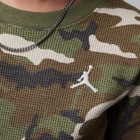 Nike Jordan Brooklyn Essentials Little детские Camo Long Sleeve Top цвет зеленый