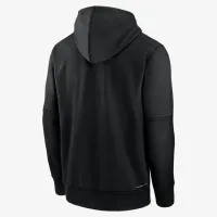 Tampa Bay Rays Authentic Collection City Connect чоловічі Nike Therma MLB Pullover Толстовка з капюшоном колір чорний