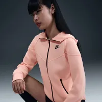 Nike Sportswear Tech Fleece Windrunner женская Full-Zip Толстовка с капюшоном Pink