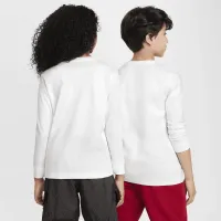 Nike Sportswear Big дитячі Long-Sleeve футболка колір білий