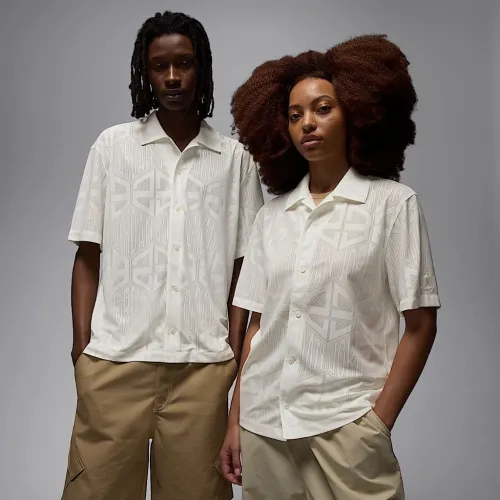 Nike Jordan Flight чоловічі Short-Sleeve Knit Top колір білий
