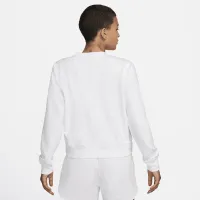 Nike Dri-FIT One женская Crew-Neck French Terry свитшот цвет белый