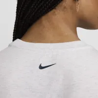 Nike Sportswear Chill Knit жіноча Cropped футболка колір коричневий