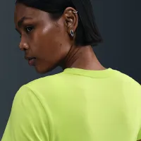 Nike Sportswear Chill Knit жіноча Cropped футболка колір зелений