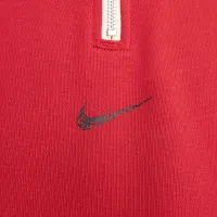 Nike Dri-FIT Standard Issue чоловічі 1/4-Zip Short-Sleeve баскетбольні Top колір червоний