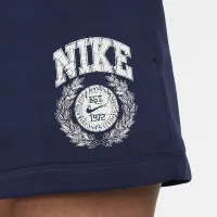 Nike Sportswear Club Fleece женская Mid-Rise Graphic шорты синий